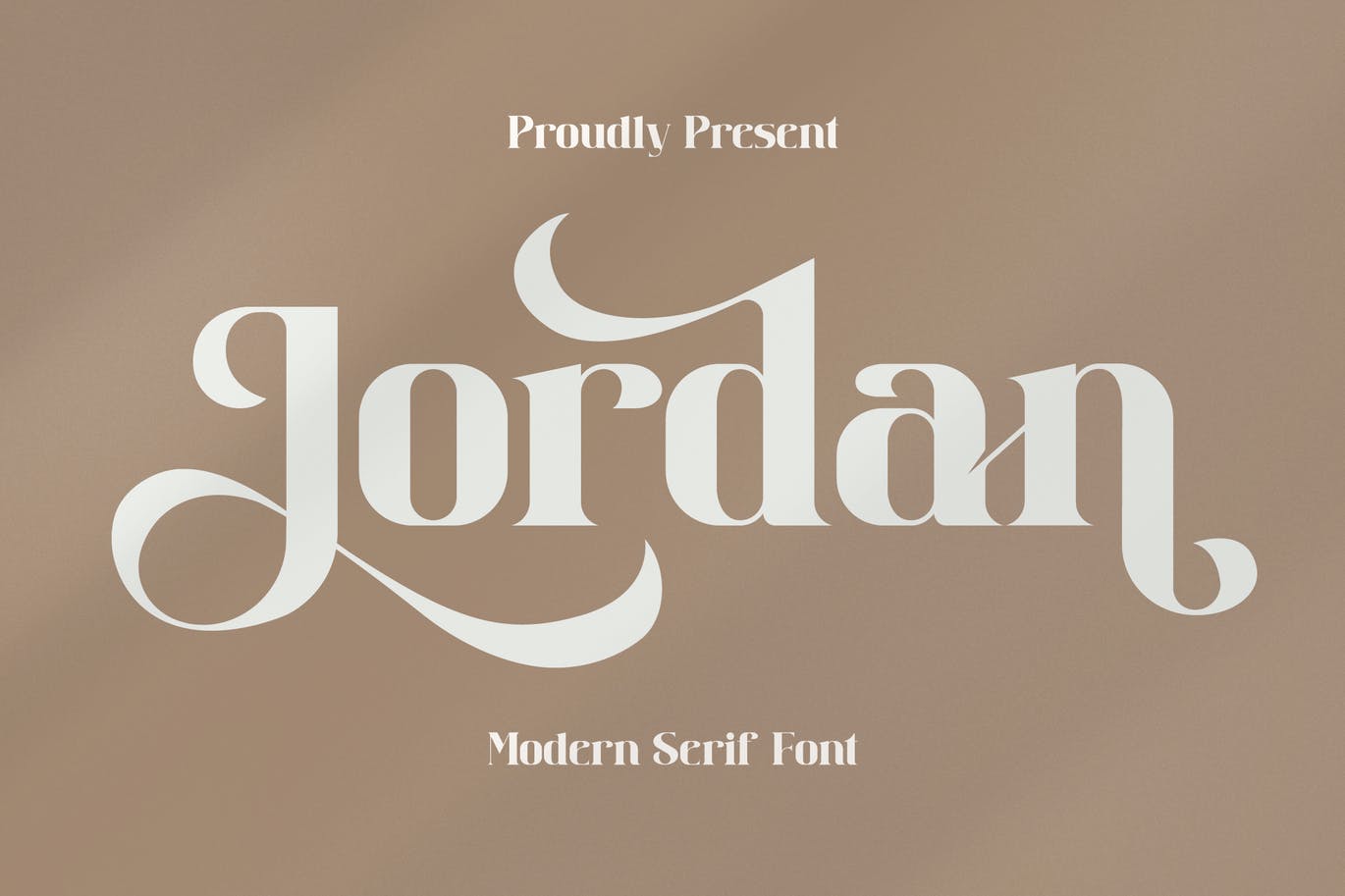品牌装饰衬线字体素材 Jordan Serif Font 设计素材 sucaiwan.com