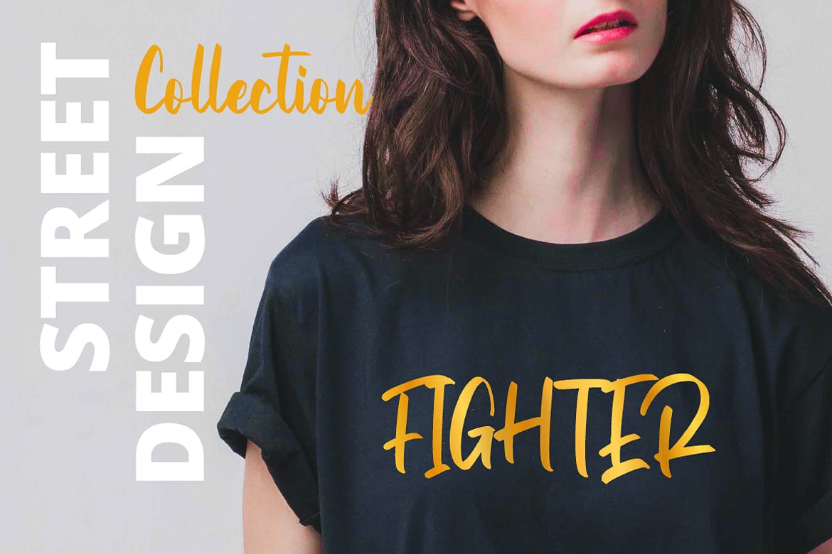 奢华潮流粗体连笔手写字体 Script Font 设计素材 sucaiwan.com