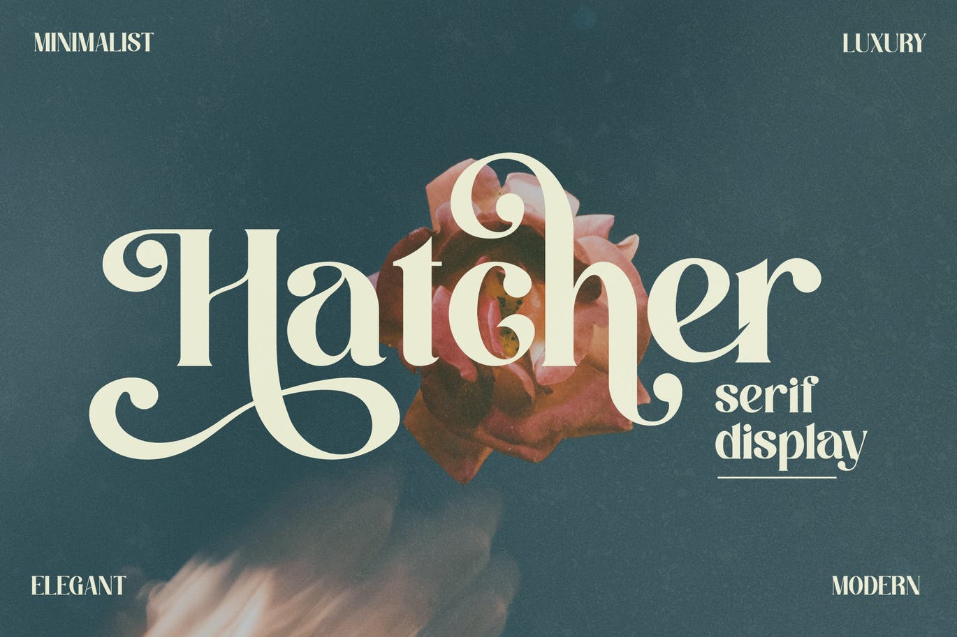 优雅现代衬线显示字体素材 Hatcher Serif Display Font 设计素材 sucaiwan.com