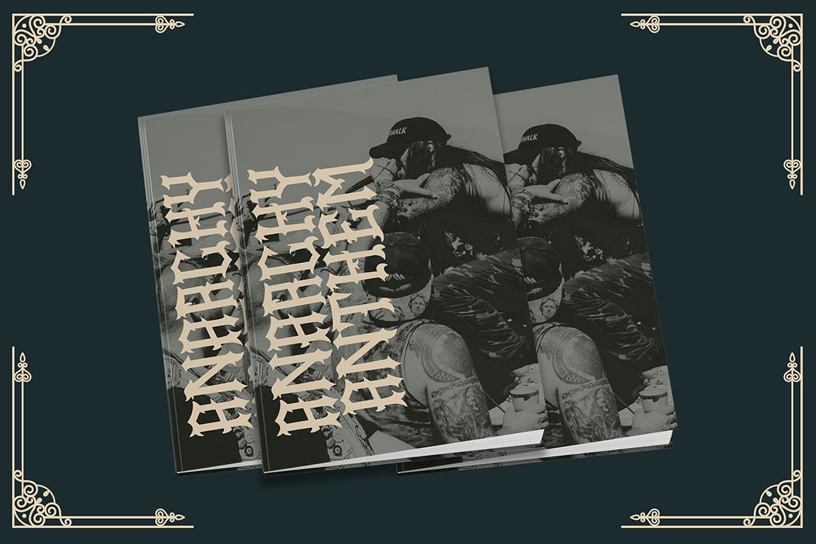 欧美复古哥特手写字体设计 Stopher – Blackletter Font 设计素材 sucaiwan.com