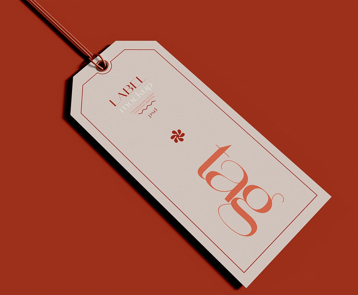 服装品牌/价格标签设计样机psd模板v3 Tag Mockup 样机素材 sucaiwan.com