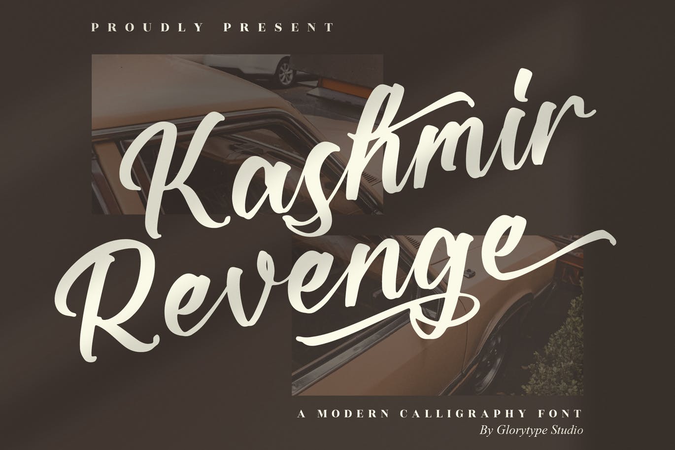 现代艺术书法字体素材 Kashmir Revenge Calligraphy Font 设计素材 sucaiwan.com