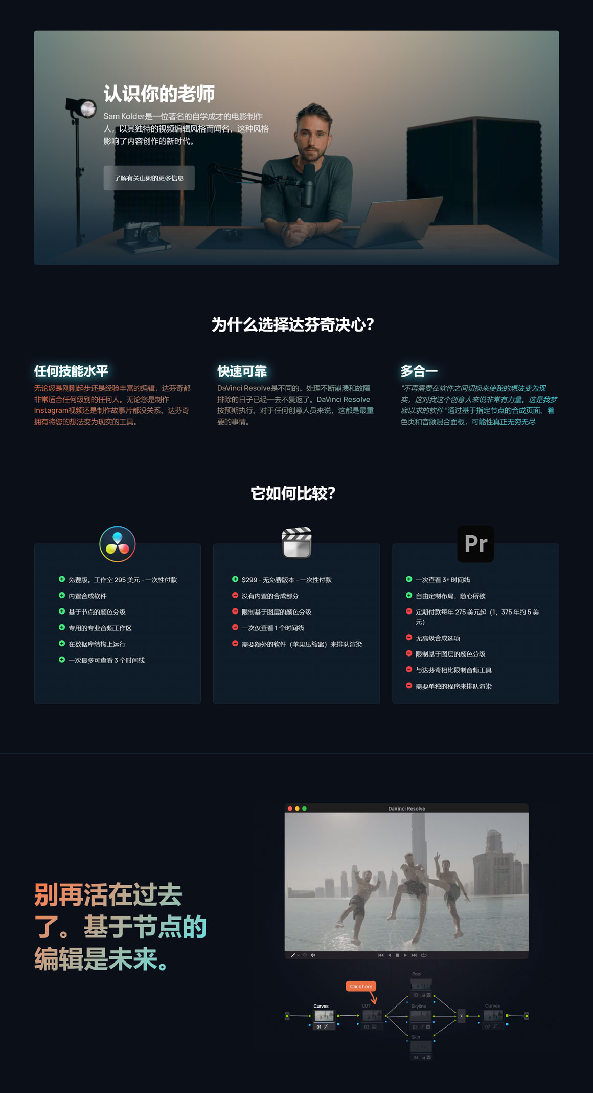 油管大神Sam Kolder达芬奇大师班课程 Sam Kolder Teaches - Davinci Resolve 设计教程 第4张-素材湾丨精选海外优质设计素材资源 油管大神Sam Kolder达芬奇大师班课程 Sam Kolder Teaches - Davinci Resolve 设计教程 sucaiwan.com