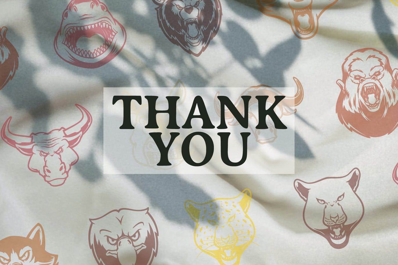 动物头像手绘印章Procreate笔刷素材 Animal Head Hand Drawing Brush Stamp 笔刷资源 sucaiwan.com