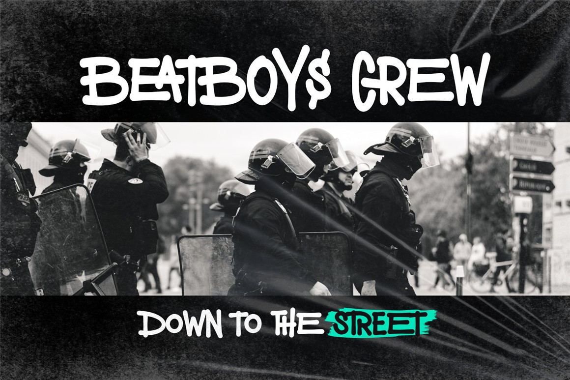 英文字体:90年代街头嘻哈运动手绘油漆标志性笔触封面电影标题字体 设计素材 第7张-素材湾丨精选海外优质设计素材资源 英文字体:90年代街头嘻哈运动手绘油漆标志性笔触封面电影标题字体 设计素材 sucaiwan.com