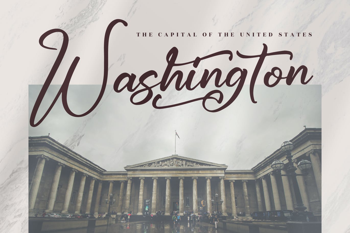 品牌推广手写脚本字体 Jhoey Washington Script Font 设计素材 sucaiwan.com