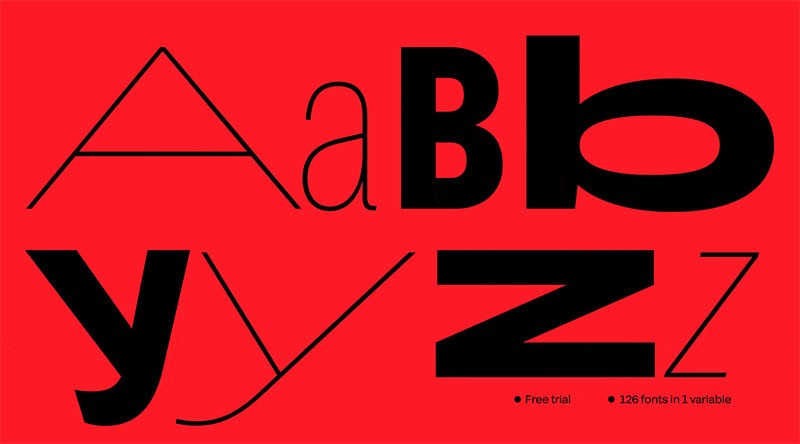 Grtsk时尚英文可变字体完整版 设计素材 sucaiwan.com