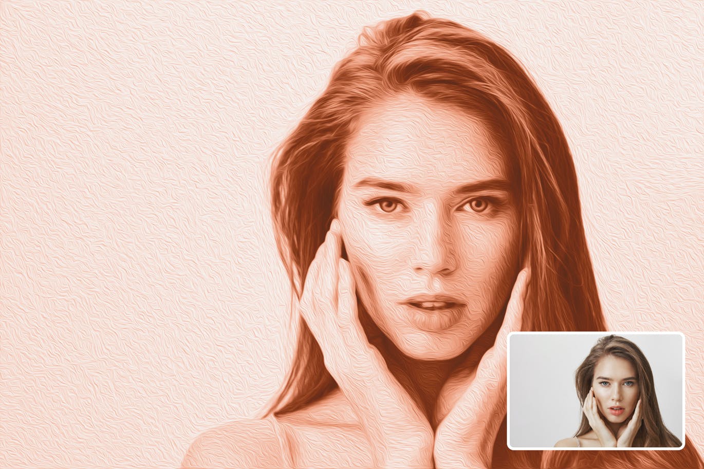 抽象纹理渐变贴图照片效果PS动作 Abstract Texture Gradient Map Photoshop Action 插件预设 sucaiwan.com