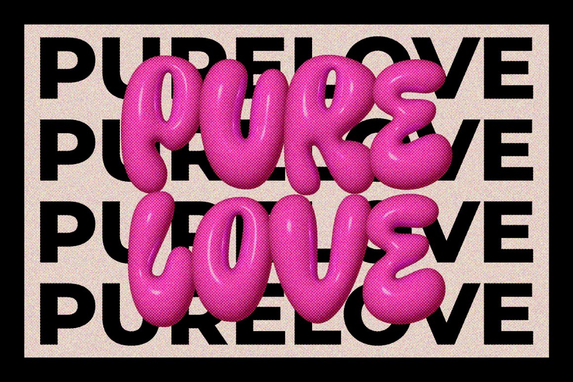 英文字体:趣味卡通圆润胖乎乎y2k气球气泡标题logo设计字体 设计素材 第3张-素材湾丨精选海外优质设计素材资源 英文字体:趣味卡通圆润胖乎乎y2k气球气泡标题logo设计字体 设计素材 sucaiwan.com