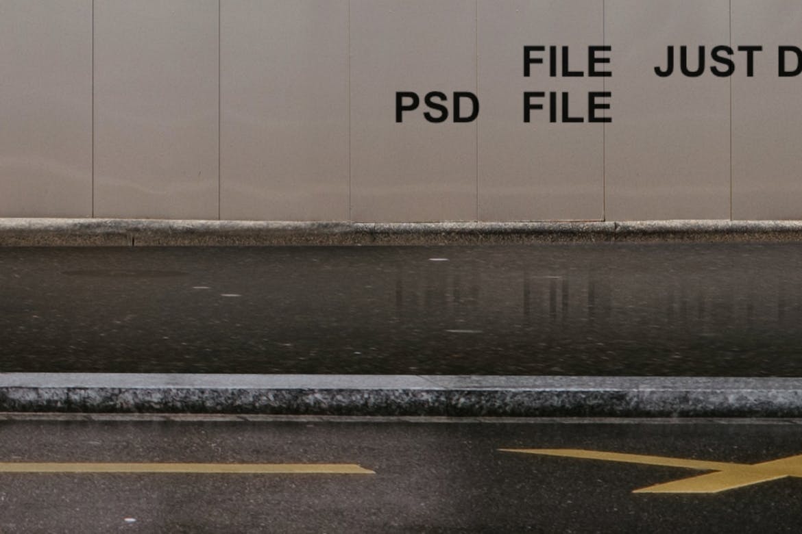 道路墙壁Banner广告样机图psd模板 City Banner Mockup 样机素材 sucaiwan.com