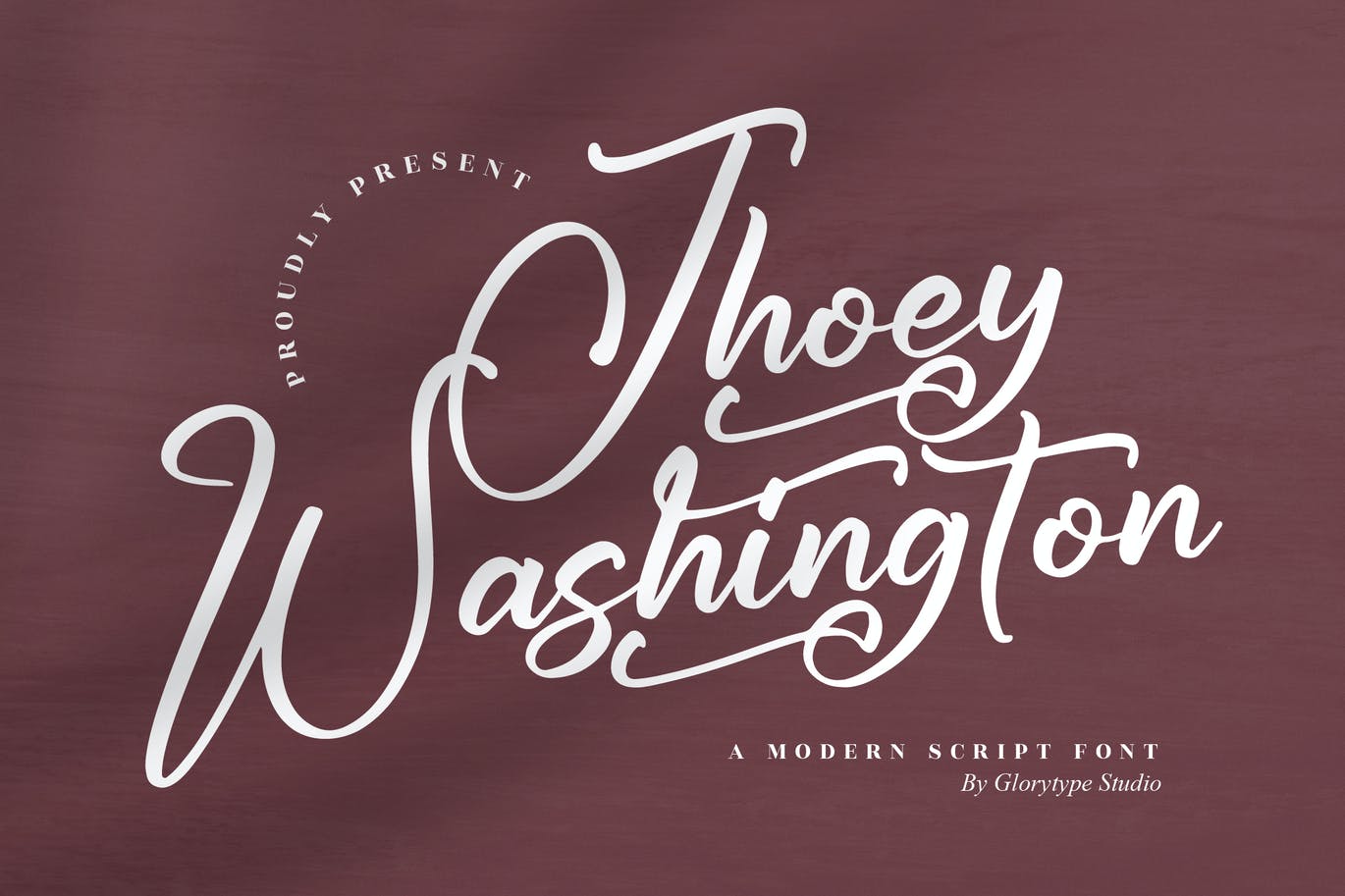 品牌推广手写脚本字体 Jhoey Washington Script Font 设计素材 sucaiwan.com