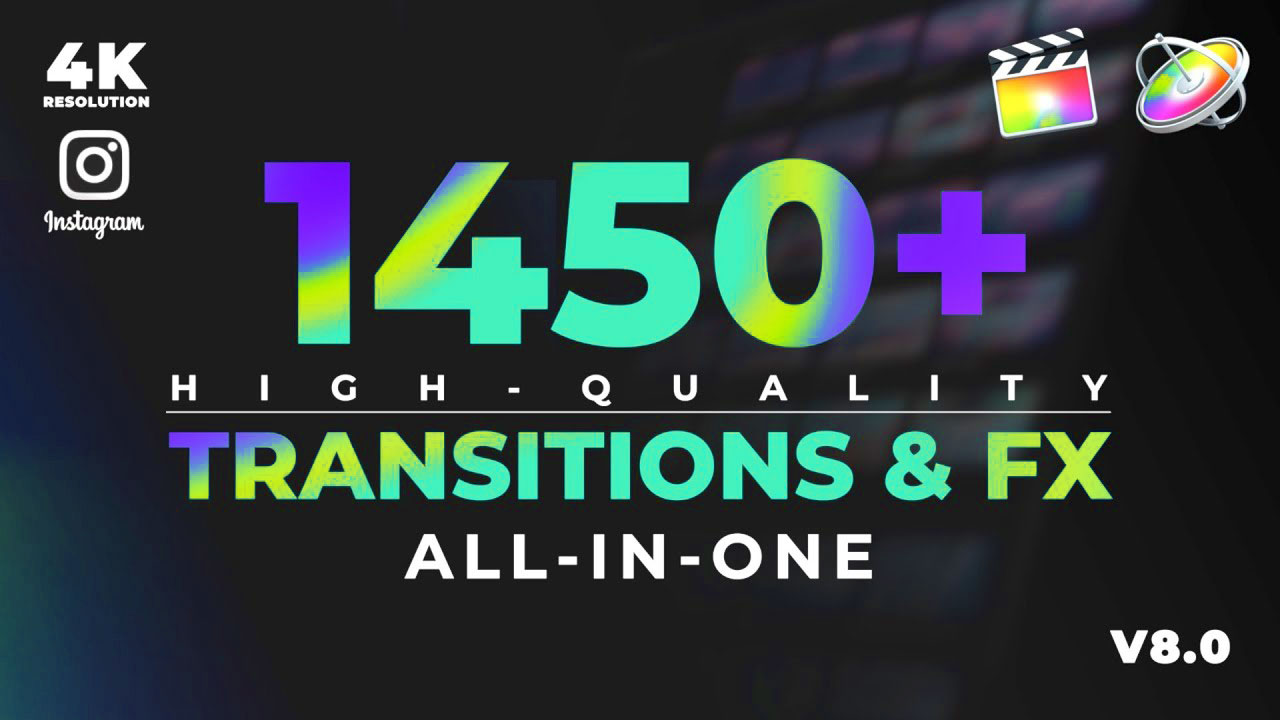 FCPX插件:1450个拉伸旋转缩放图形水墨光效VHS故障分割转场特效调色标题动画V8 插件预设 第1张-素材湾丨精选海外优质设计素材资源 FCPX插件:1450个拉伸旋转缩放图形水墨光效VHS故障分割转场特效调色标题动画V8 插件预设 sucaiwan.com