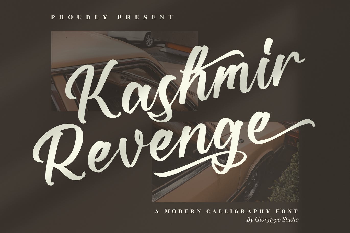现代艺术书法字体素材 Kashmir Revenge Calligraphy Font 设计素材 sucaiwan.com