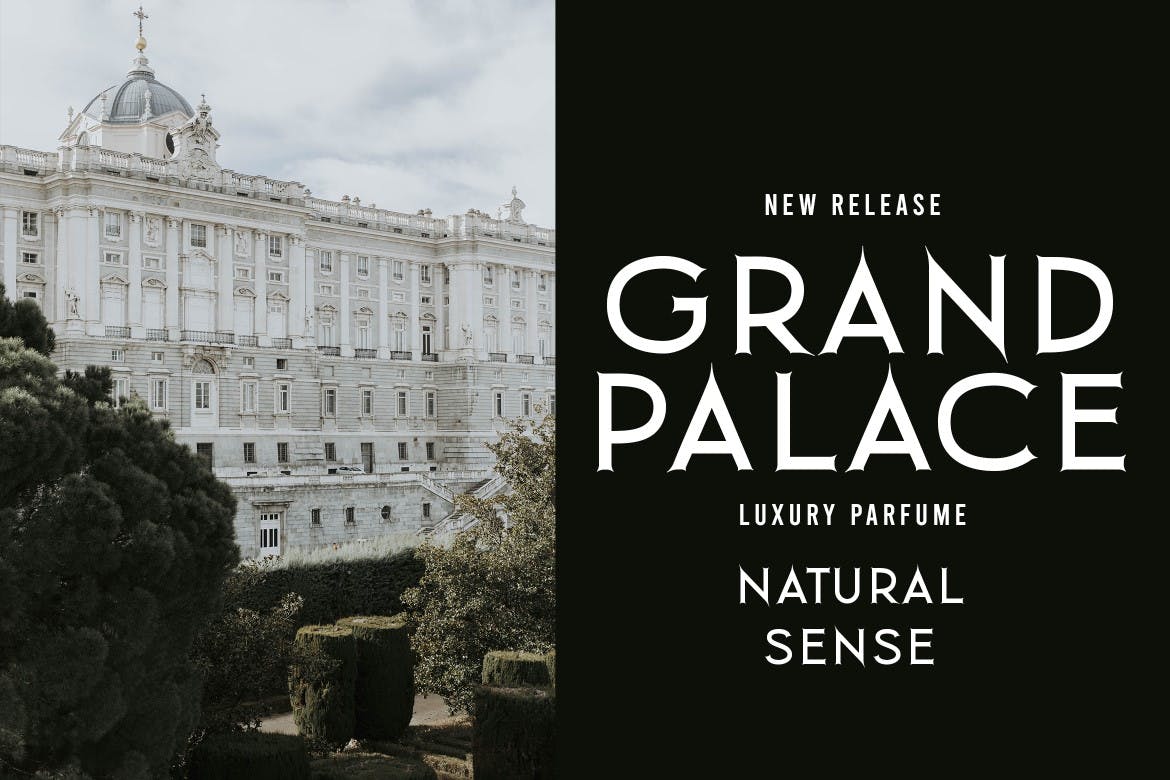 黑色标准无衬线英文字体 Black Notes 设计素材 sucaiwan.com