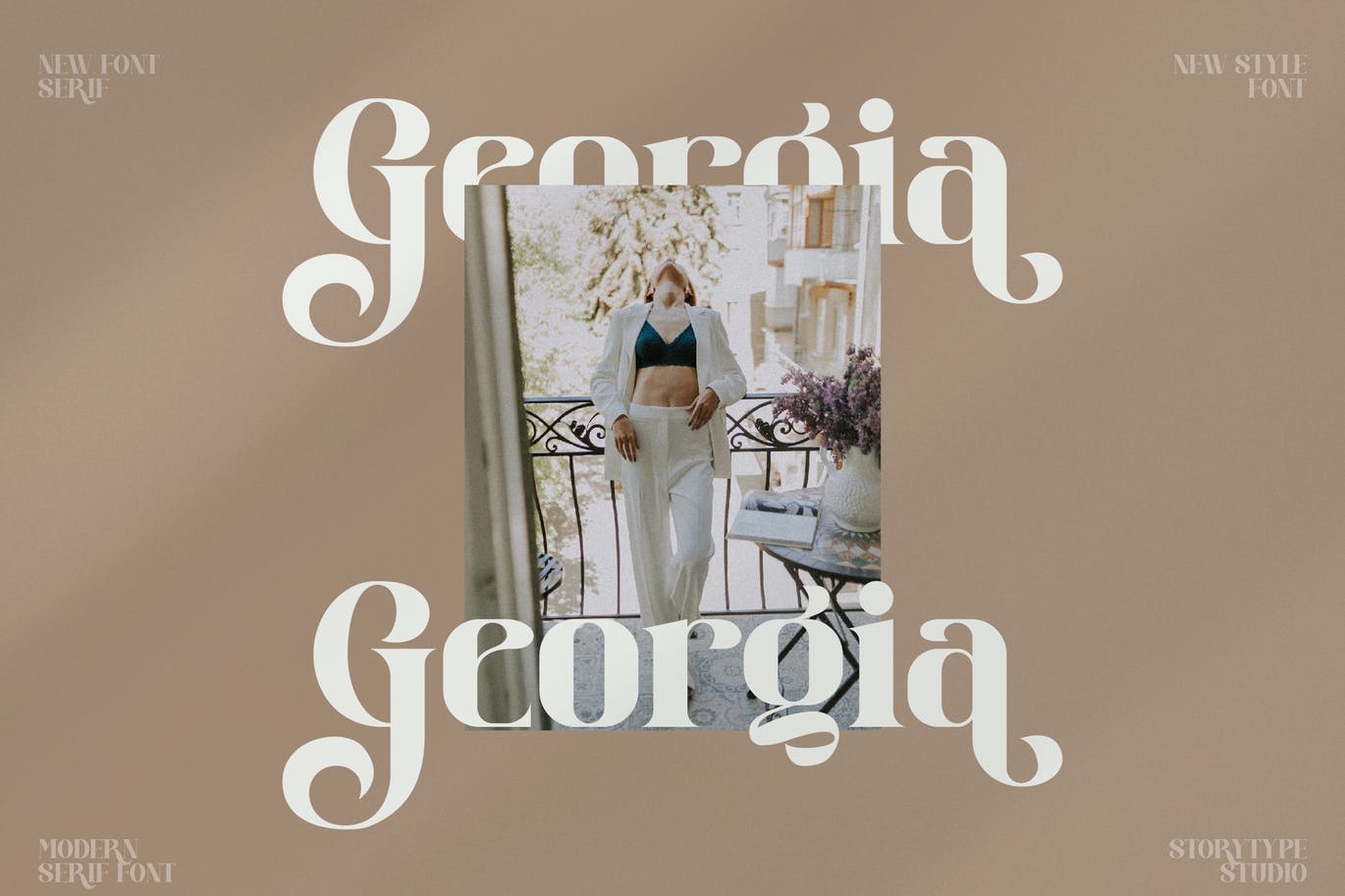 品牌装饰衬线字体素材 Jordan Serif Font 设计素材 sucaiwan.com