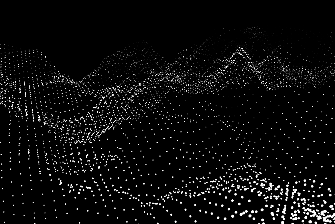 白色粒子抽象黑色背景 GEO_NOISE6 Image Pack 图片素材 sucaiwan.com