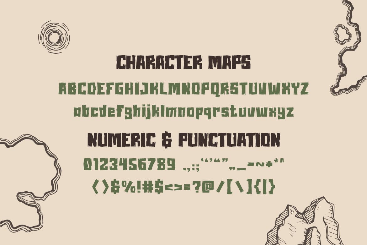 儿童冒险无衬线字体素材 Woocaza – Kids Adventure Font 设计素材 sucaiwan.com