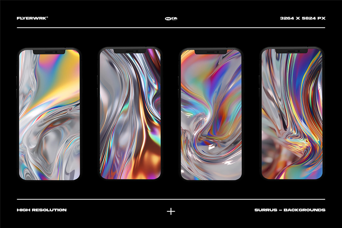 32款潮流迷幻视觉冲击力3D液体流体抽象艺术海报背景图片设计素材 图片素材 第5张-素材湾丨精选海外优质设计素材资源 32款潮流迷幻视觉冲击力3D液体流体抽象艺术海报背景图片设计素材 图片素材 sucaiwan.com