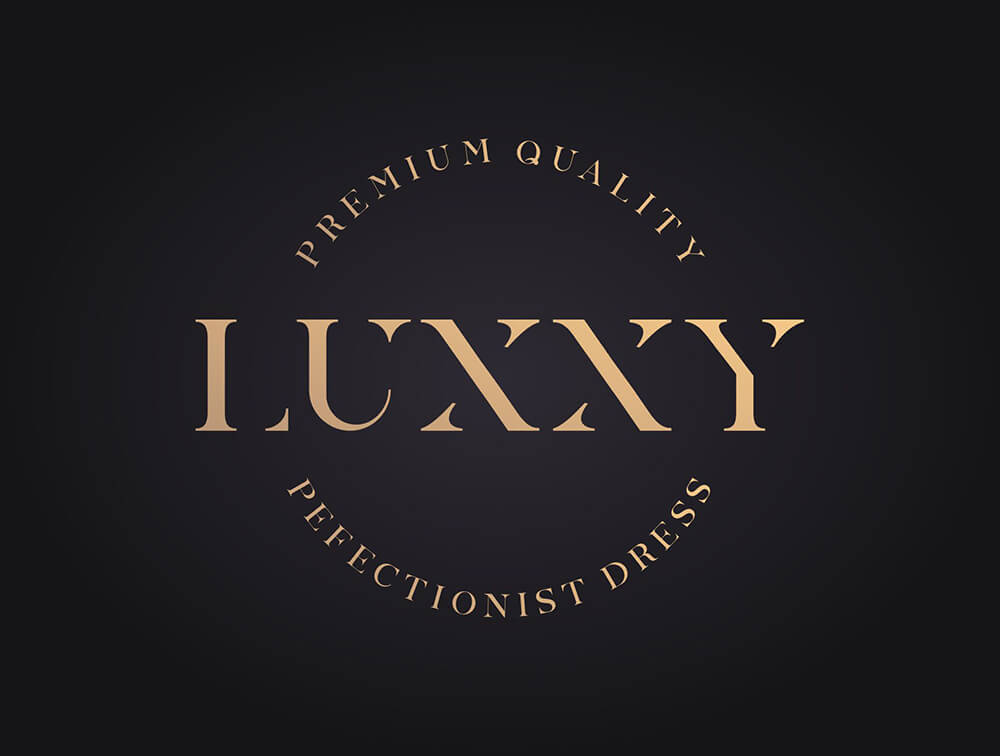 抽象复古豪华显示大写字体 设计素材 sucaiwan.com