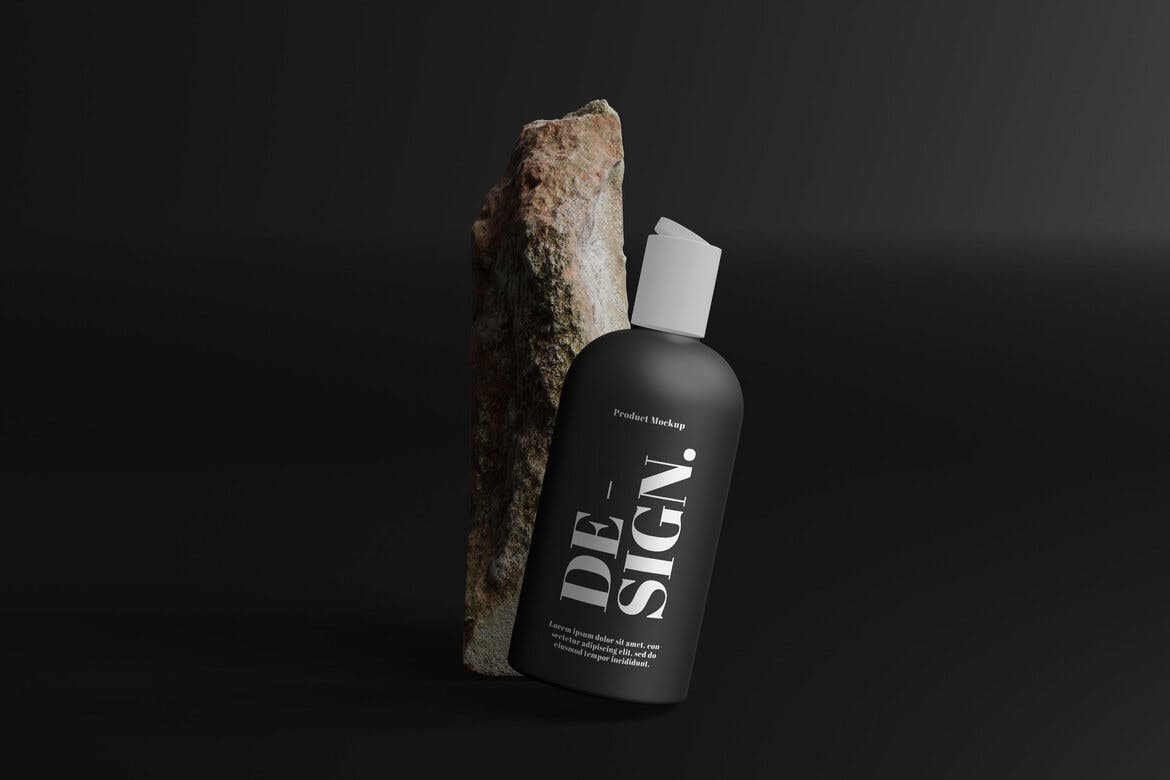 护肤品瓶子包装设计样机图psd模板 Bottle Packaging mockup 样机素材 sucaiwan.com