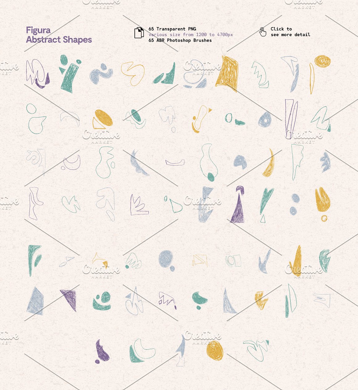 Figurá 75个抽象俏皮粗糙质感墨水画笔粉彩形状笔刷+背景纹理 75 Abstract Shapes + Brushes 图片素材 第12张-素材湾丨精选海外优质设计素材资源 Figurá 75个抽象俏皮粗糙质感墨水画笔粉彩形状笔刷+背景纹理 75 Abstract Shapes + Brushes 图片素材 sucaiwan.com