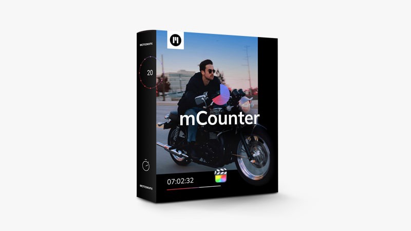 FCPX插件：20个运动风格数据表计数倒计时图表可视化HUD界面插件 MotionVFX – mCounter 插件预设 sucaiwan.com