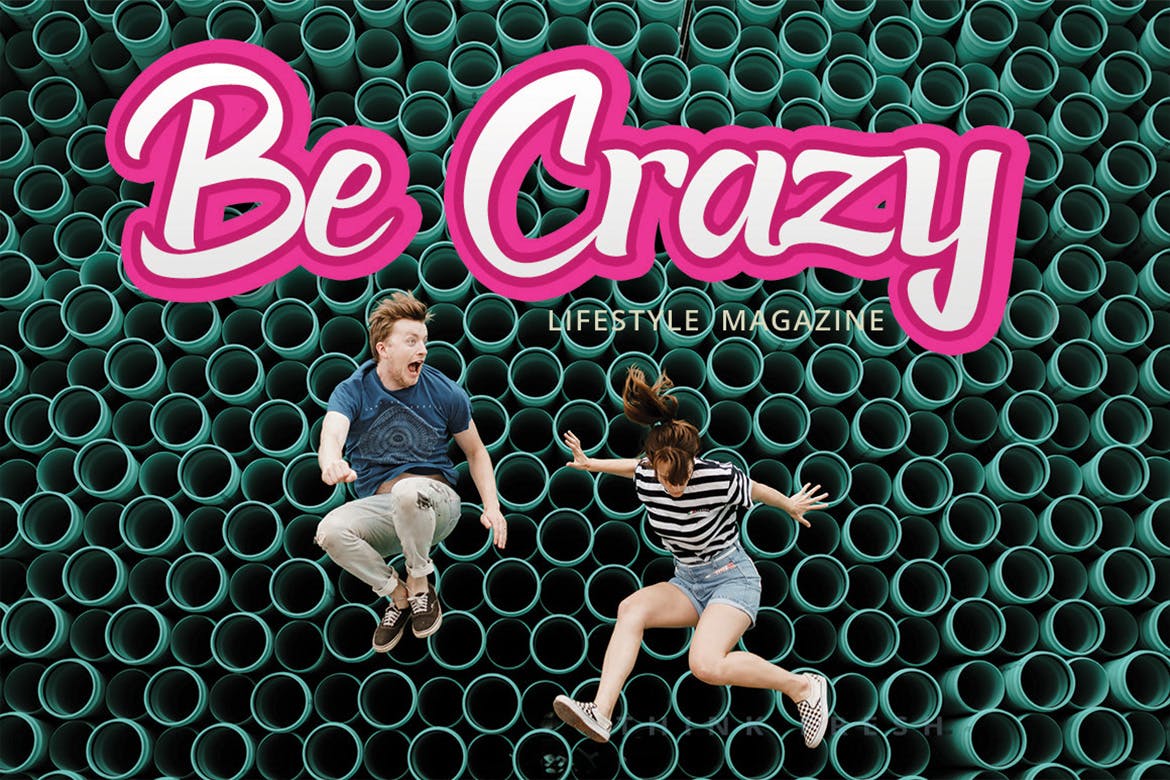 产品包装设计英文手写脚本字体 Acknesia – Food Hand Written Font 设计素材 sucaiwan.com