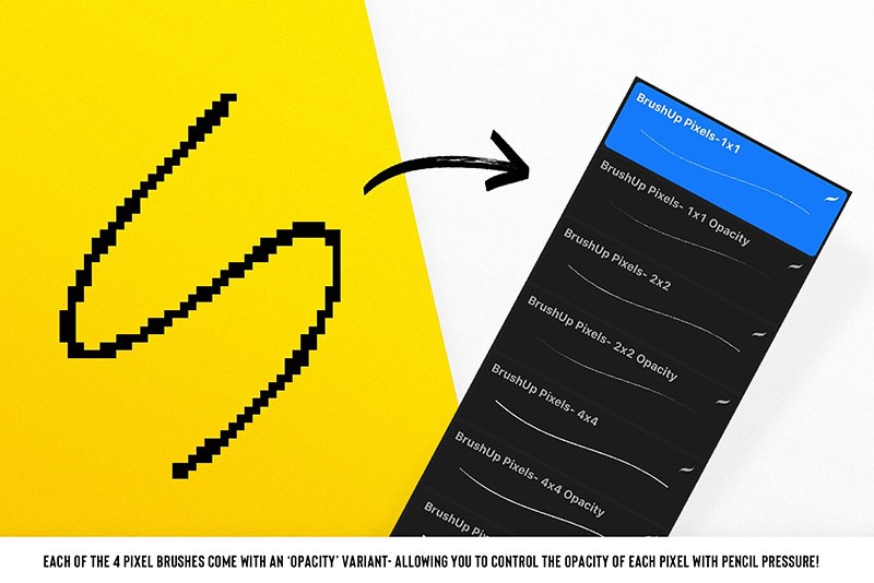 20个Procreate像素画笔刷 笔刷资源 sucaiwan.com
