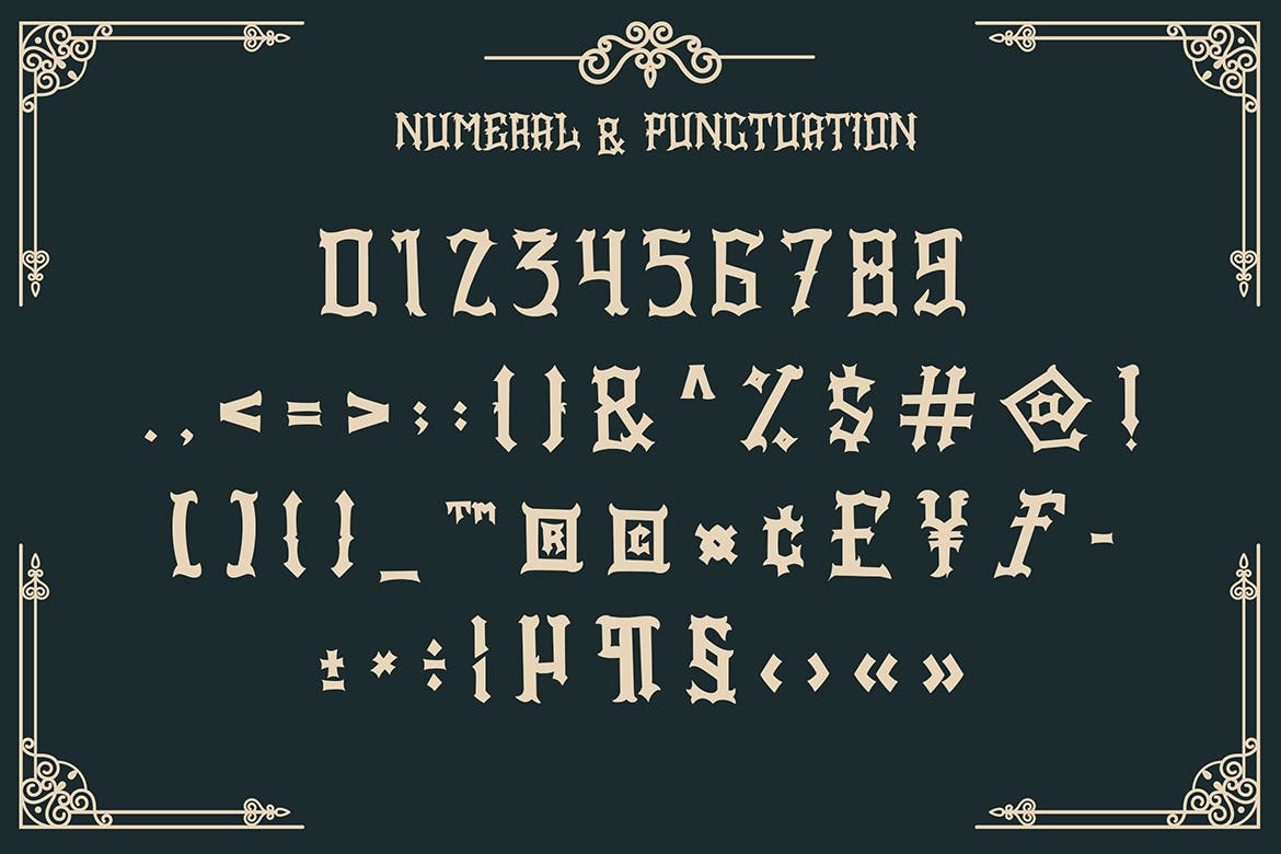 欧美复古哥特手写字体设计 Stopher – Blackletter Font 设计素材 sucaiwan.com