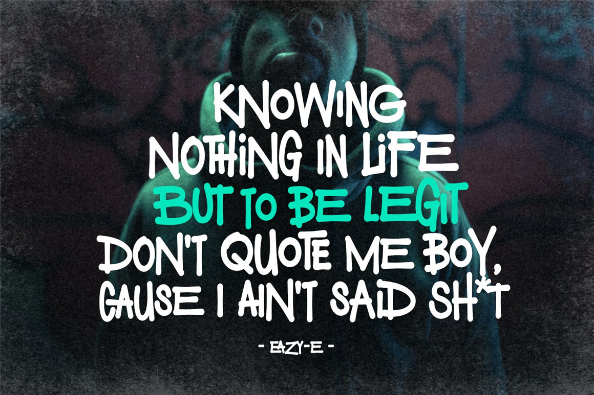 英文字体:90年代街头嘻哈运动手绘油漆标志性笔触封面电影标题字体 设计素材 第5张-素材湾丨精选海外优质设计素材资源 英文字体:90年代街头嘻哈运动手绘油漆标志性笔触封面电影标题字体 设计素材 sucaiwan.com