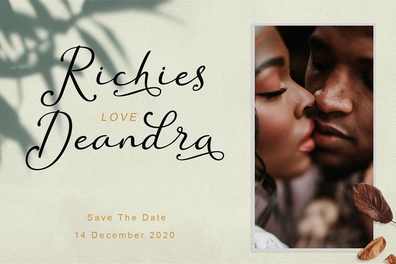 唯美清新贺卡邀请函手写字体素材 Cattyline 设计素材 第8张-素材湾丨精选海外优质设计素材资源 唯美清新贺卡邀请函手写字体素材 Cattyline 设计素材 sucaiwan.com