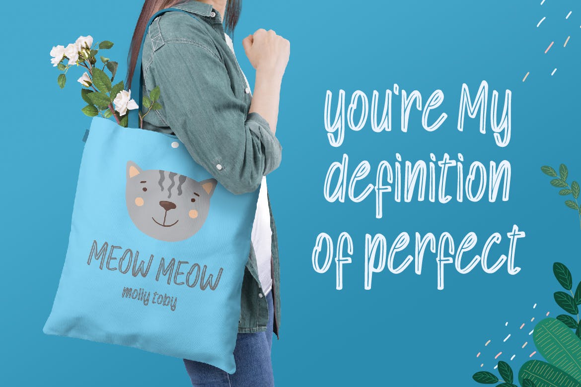 可爱卡通儿童主题英文字体合集 Molly Toby 设计素材 sucaiwan.com