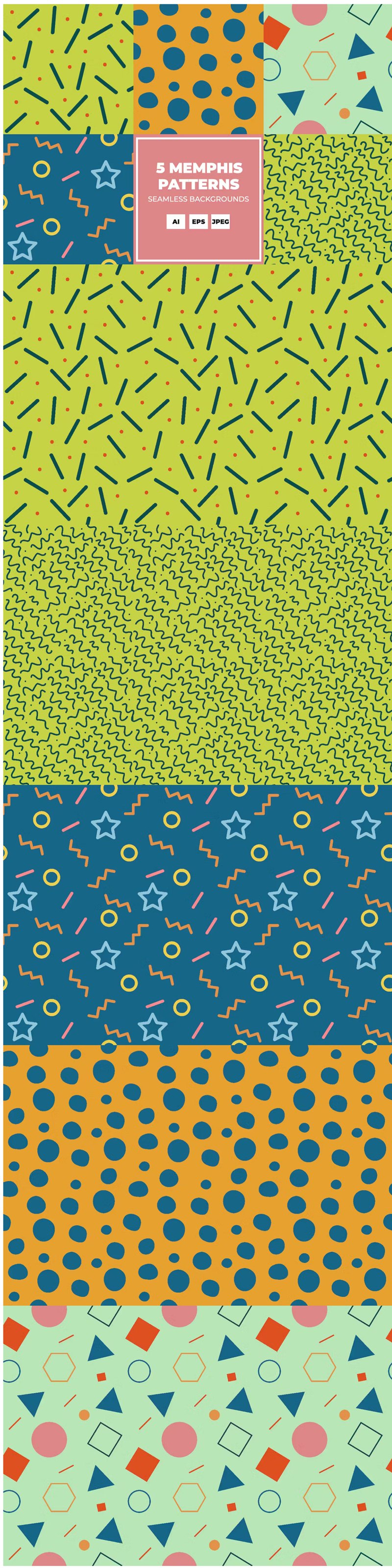 几何形状图案背景 Geometric Backgrounds 图片素材 sucaiwan.com