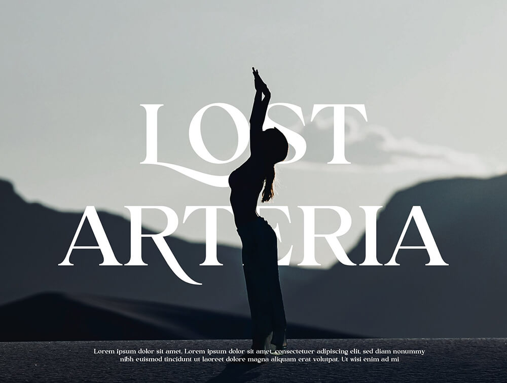 优雅奢华衬线字体素材 设计素材 sucaiwan.com