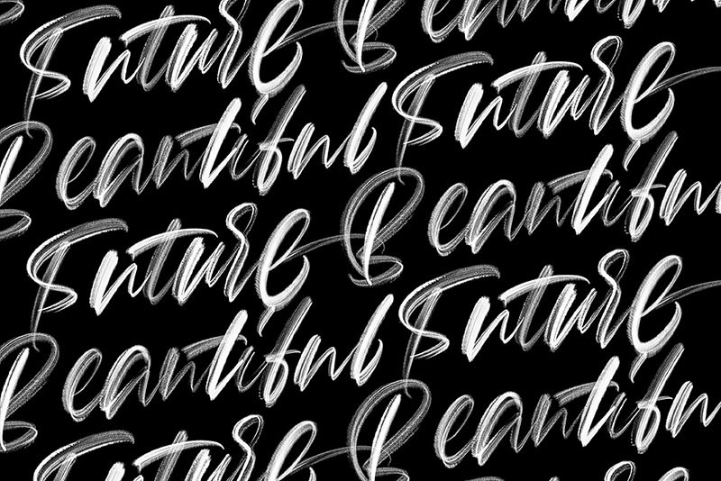 16个板写水彩纹理Procreate笔刷 笔刷资源 sucaiwan.com