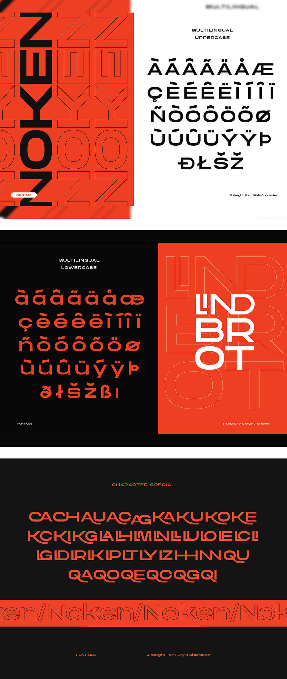 时尚用途广泛的无衬线显示字体 设计素材 sucaiwan.com