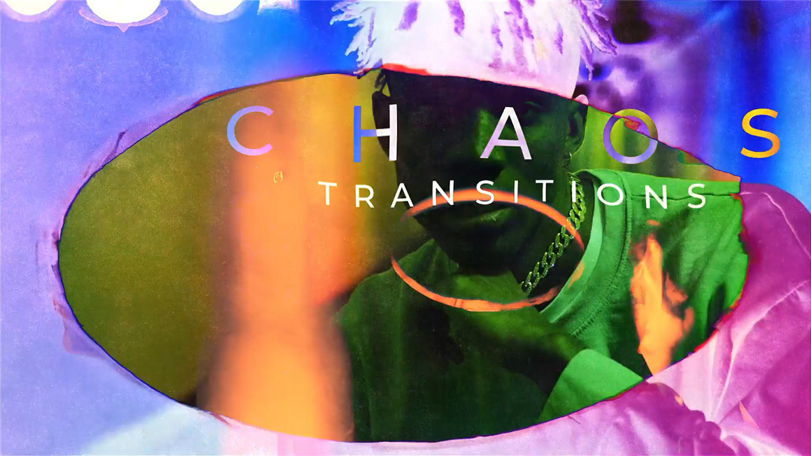 AE模板：30个前卫电影混乱胶片烧伤打孔漏光抖动效果电影转场包 Chaos Transitions 插件预设 sucaiwan.com