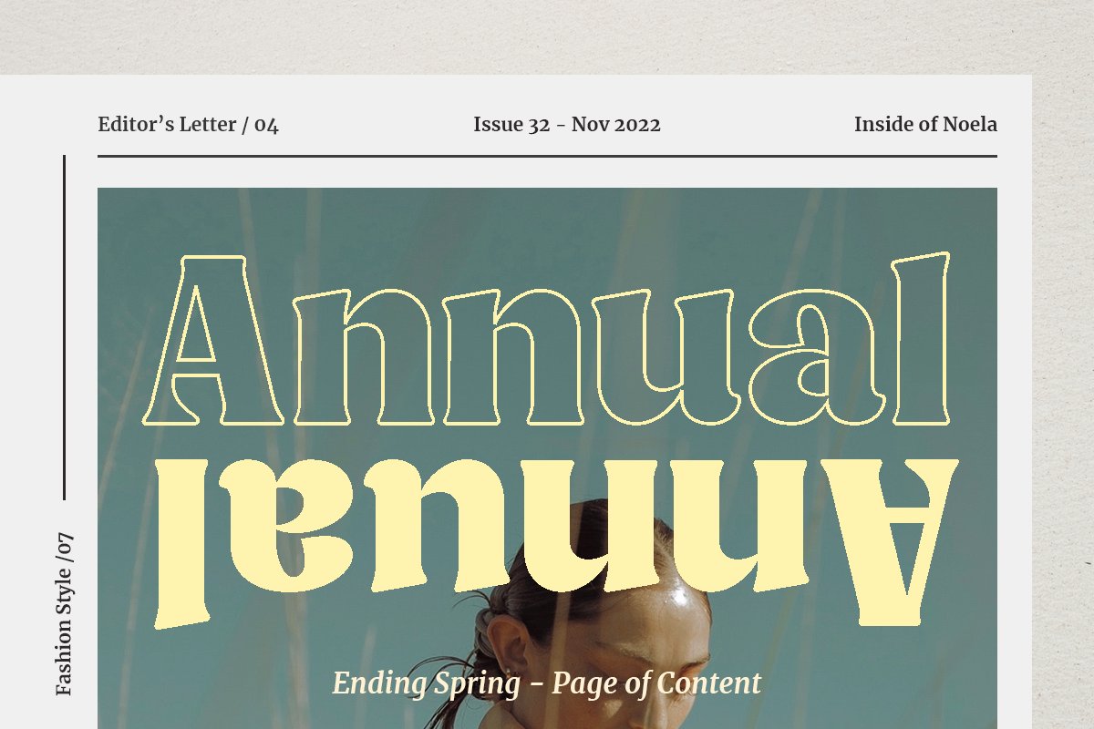 英文字体：优雅复古美学英文杂志海报衬线字体 Minya - Retro Font 设计素材 sucaiwan.com