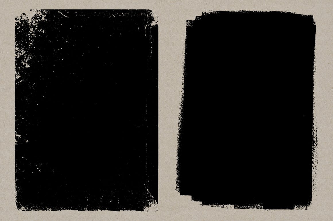 干墨纹理 – 矢量EPS和PNG素材 Dry Ink Textures – Vector & PNG 图片素材 sucaiwan.com