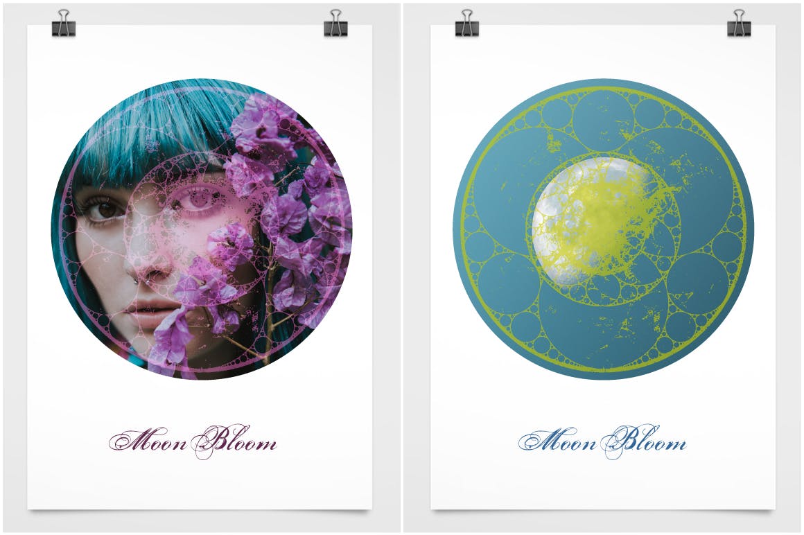 50个艺术圆形纹理套件 Artistic Textured Circles Kit 图片素材 sucaiwan.com