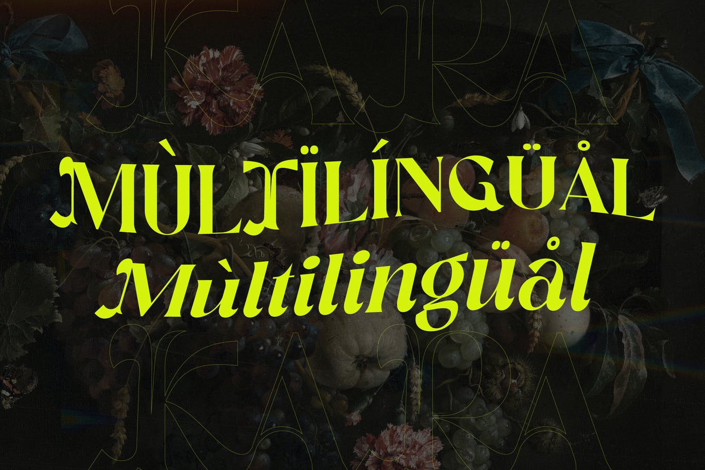 衬线显示英文字体素材 Kara Serif Display Font 设计素材 sucaiwan.com