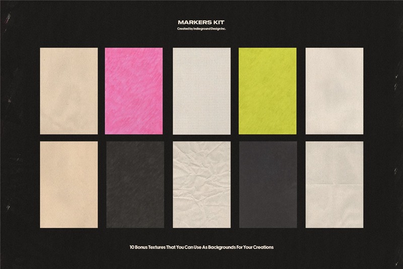 850个趣味灵感马克笔Y2K涂鸦笔触形状图形插画箭头标记PS笔刷纸张肌理设计套装 Markers Kit Indieground 笔刷资源 第12张-素材湾丨精选海外优质设计素材资源 850个趣味灵感马克笔Y2K涂鸦笔触形状图形插画箭头标记PS笔刷纸张肌理设计套装 Markers Kit Indieground 笔刷资源 sucaiwan.com