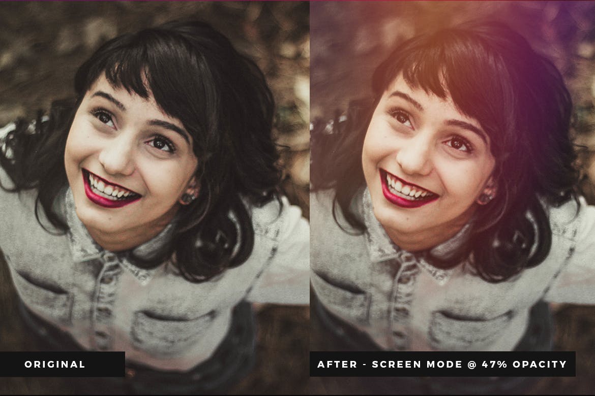 复古漏光照片叠层素材 Vintage Light Leak Overlays 图片素材 sucaiwan.com