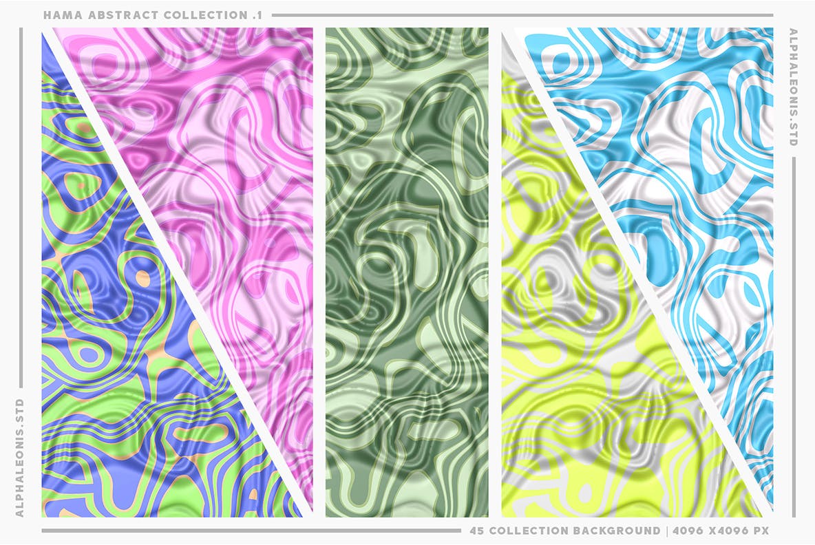 3D抽象液体纹理背景 Abstract Liquid Textures 3D 图片素材 sucaiwan.com