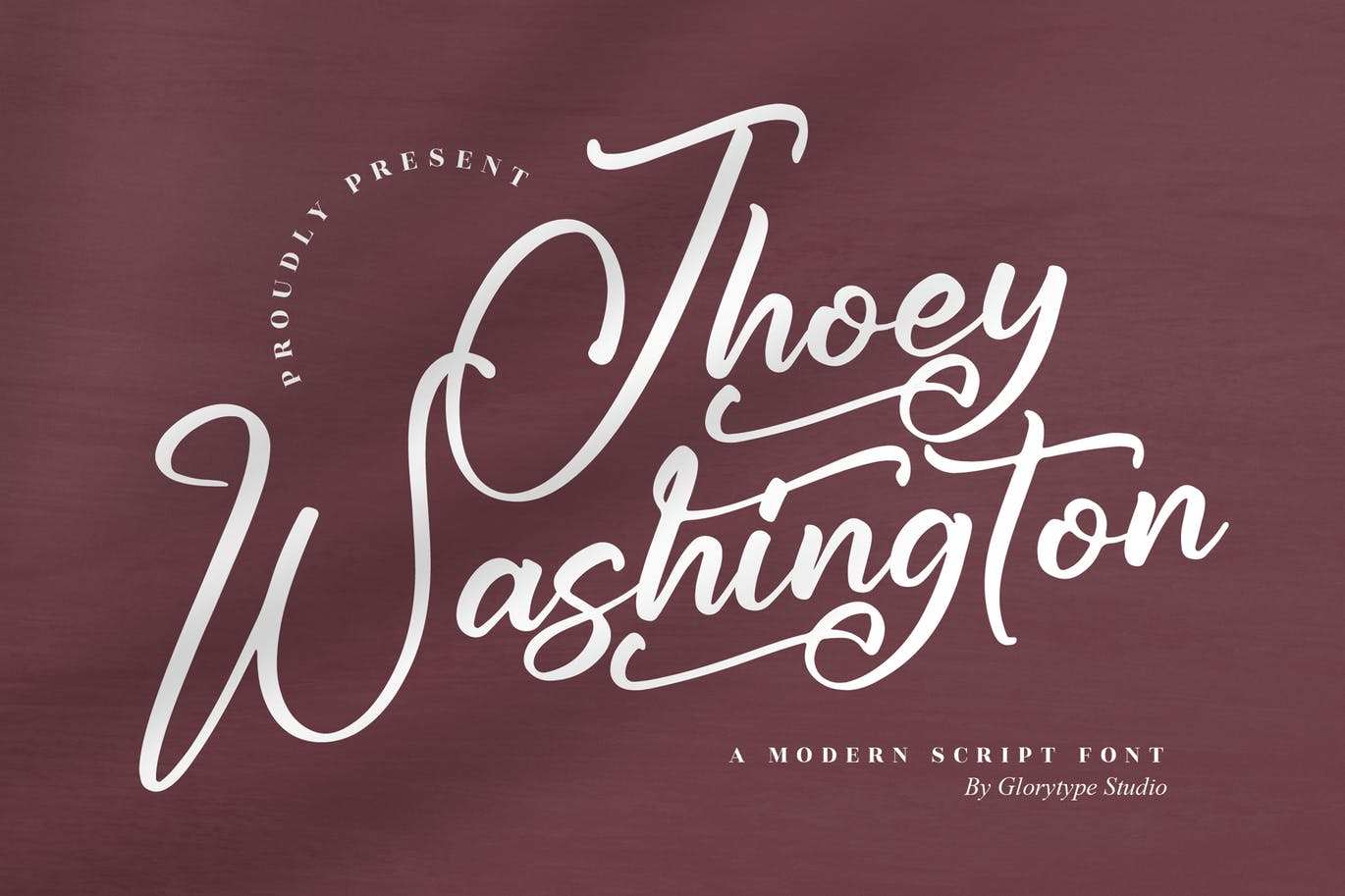 品牌推广手写脚本字体 Jhoey Washington Script Font 设计素材 sucaiwan.com