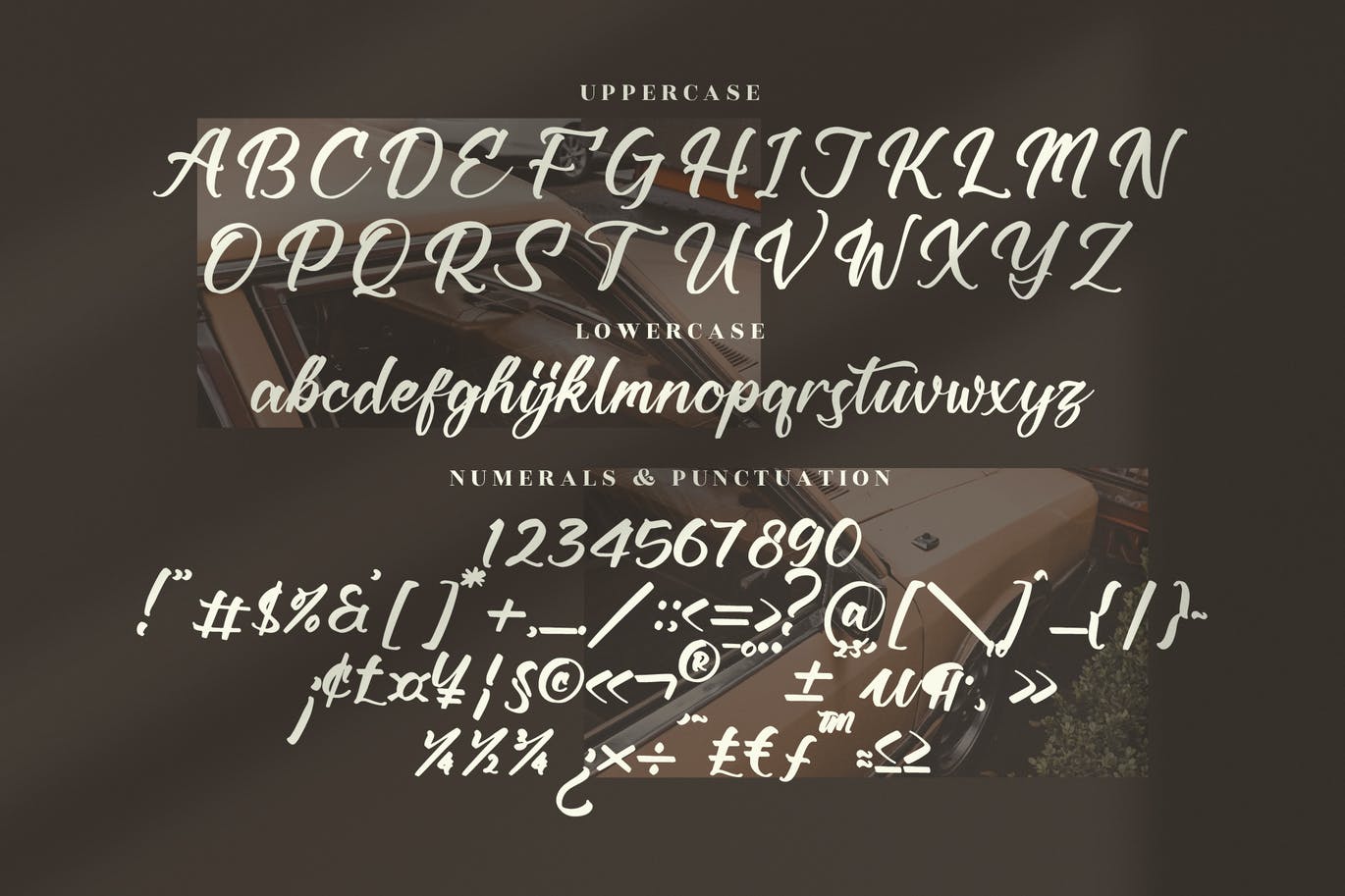 现代艺术书法字体素材 Kashmir Revenge Calligraphy Font 设计素材 sucaiwan.com