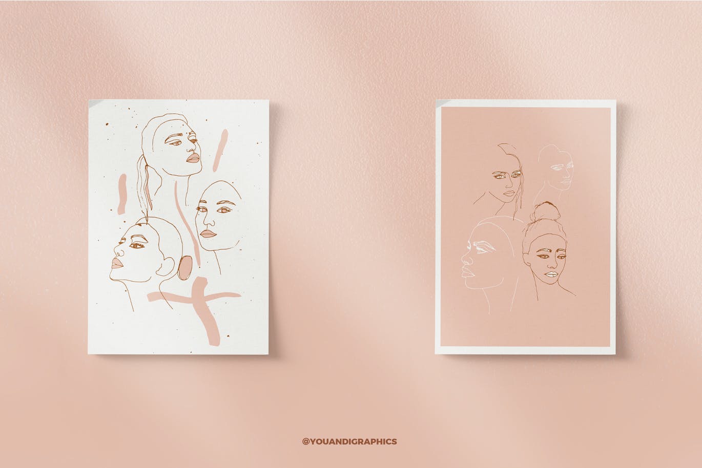 女性主题图案和插画集合 Women Patterns & Illustration Prints 图片素材 sucaiwan.com