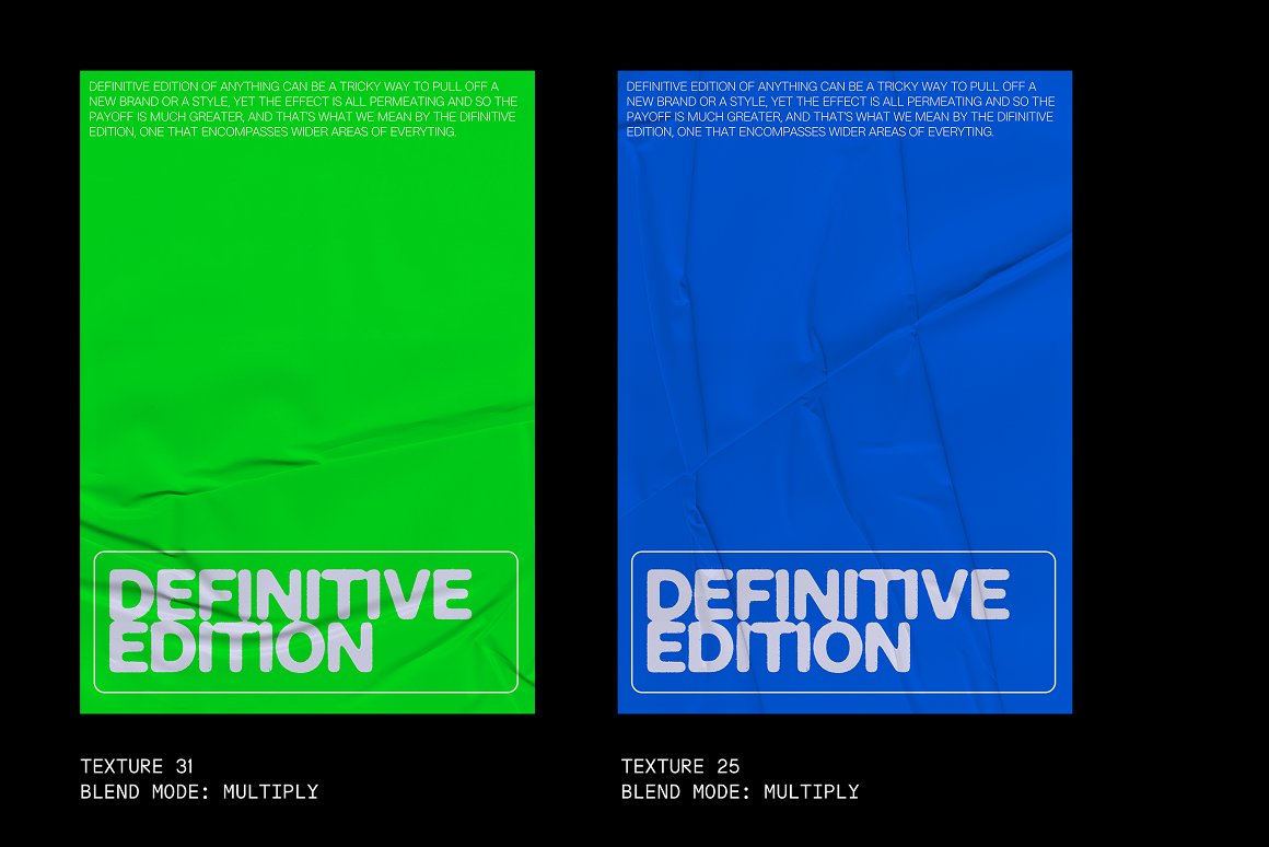 40种真实胶合纸纹理折叠褶皱牛皮纸纸张纹理艺术品背景包 Glued Poster Textures Collection . sucaiwan.com