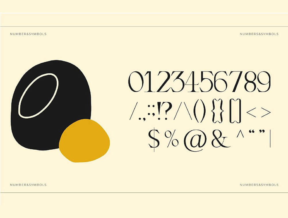 当代复古衬线字体 设计素材 sucaiwan.com