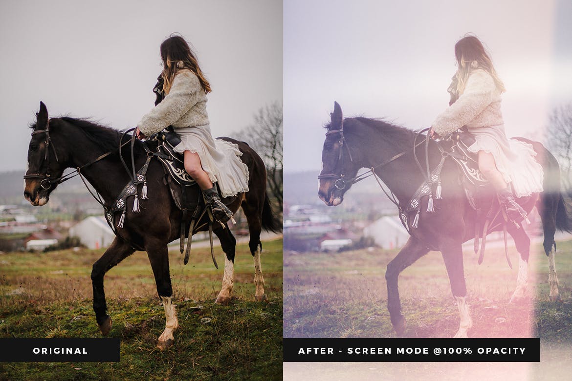 复古漏光照片叠层素材 Vintage Light Leak Overlays 图片素材 sucaiwan.com